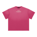 Make Mental Health a Priority Faded Raw Edge Pink T-Shirt