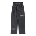 DIFFERENT MINDS — WASHED WIDE-LEG SWEATPANTS