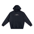 FEAR IS AN ILLUSION - Black Fleeced High Neck Hoodie