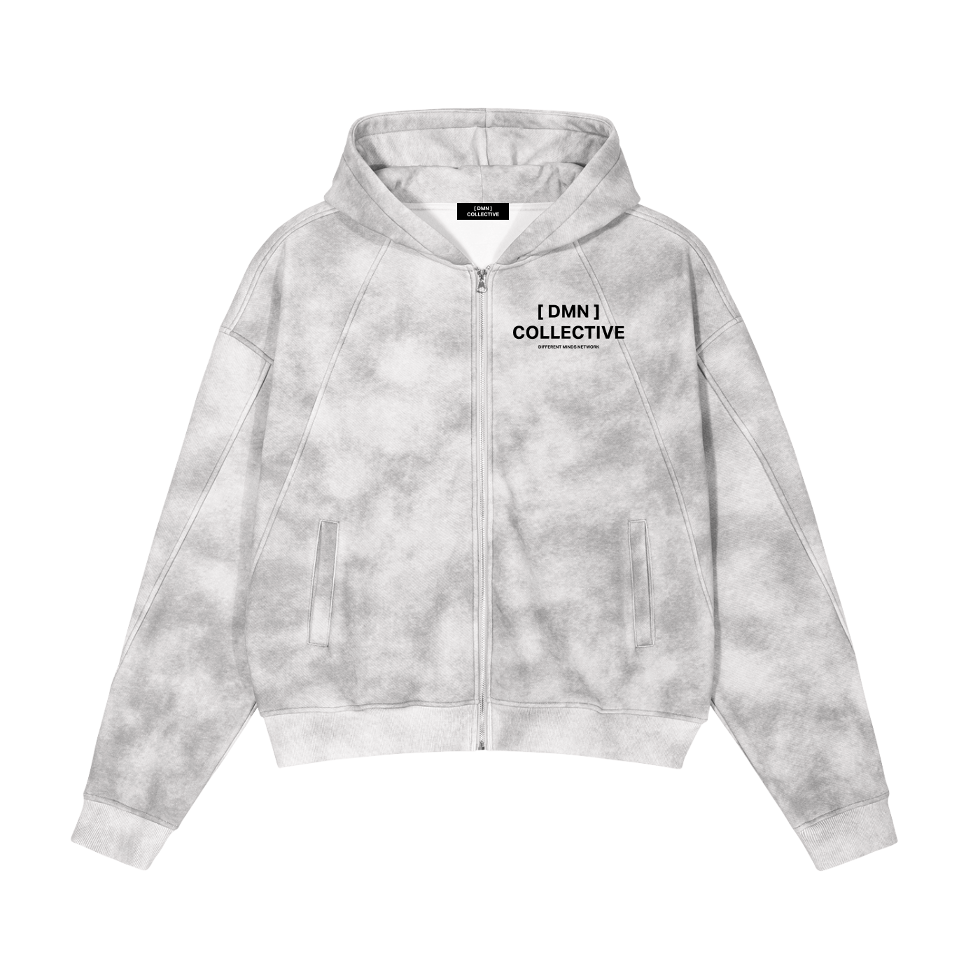 MAKE MENTAL HEALTH A PRIORITY — CLOUDY ZIP-UP FLEECE