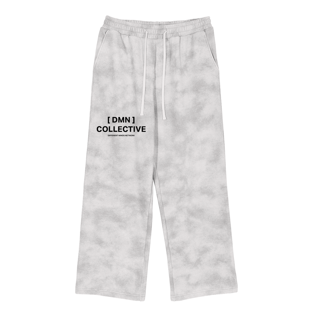 DMN COLLECTIVE — CLOUDY WASH WIDE-LEG SWEATPANTS